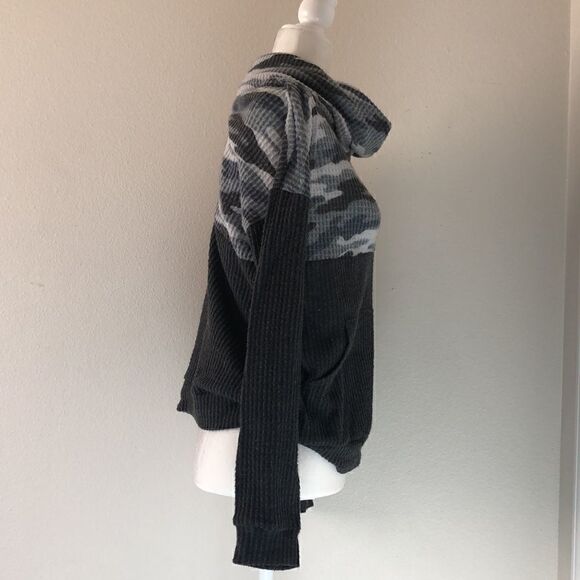 7th ray Grey Cowl Neck Sweater - Picture 5 of 10